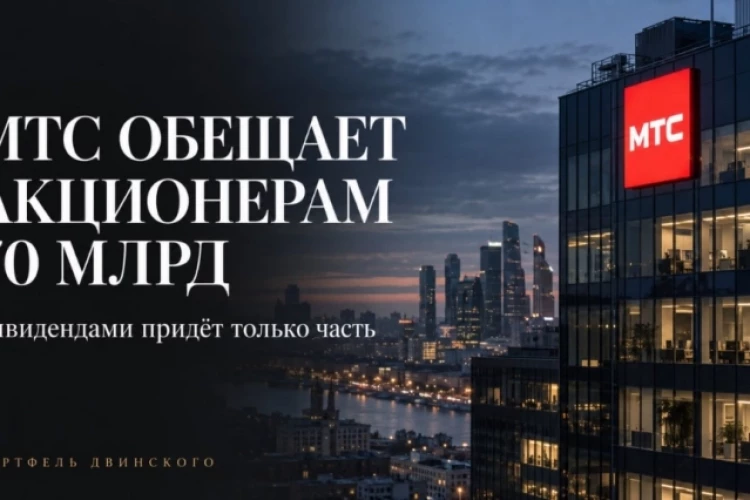 МТС обещает акционерам 70 млрд. Дивидендами придёт только часть