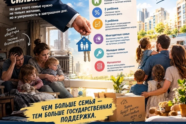 Жильё — основа демографической политики
