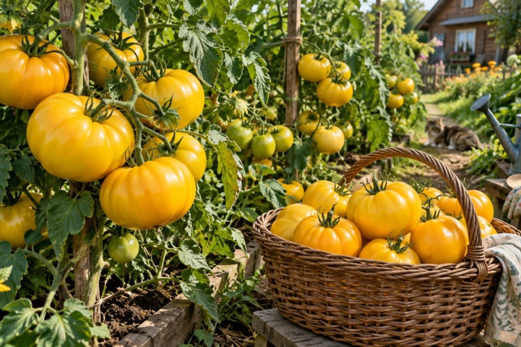 Этот томат на вкус как дыня, весит до 600 г и дает ранний урожай — не овощ, а десерт