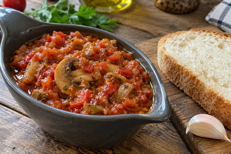 Привычную кабачковую икру больше не готовлю на закуску: измельчаю томаты с острым перцем в блендере и делаю грибную аджику