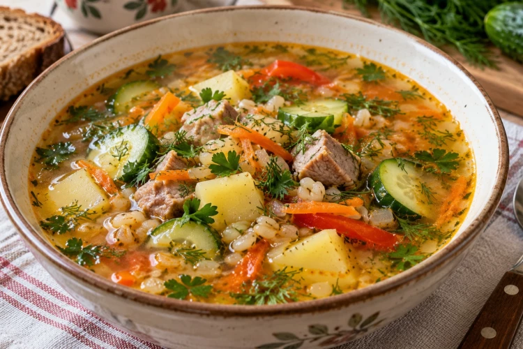 Рассольник без соленых огурцов: готовлю со свежими — невероятно вкусный и ароматный, новый фаворит в семье