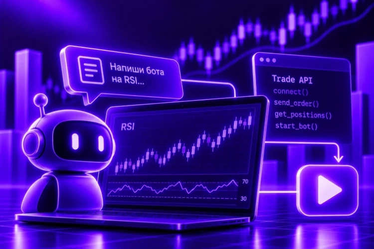 Бот на RSI за несколько промптов: тестируем стратегию и запускаем ее через Trade API