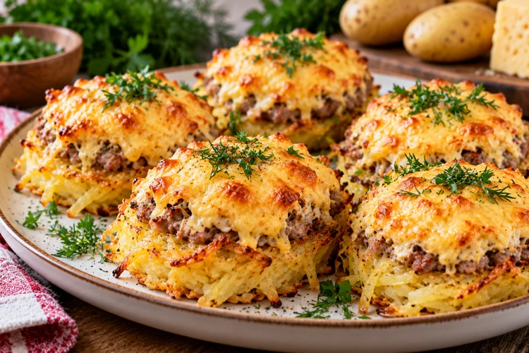 Котлеты и запеканка уже надоели: эти мясные стожки с картофелем выглядят празднично даже на обычном ужине